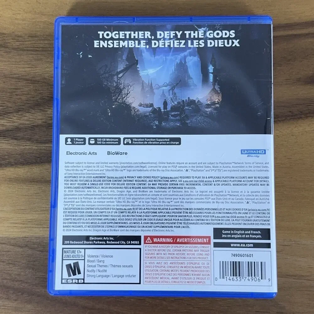 Dragon Age: The Veilguard - Sony PlayStation 5 PS5 Excellent Condition